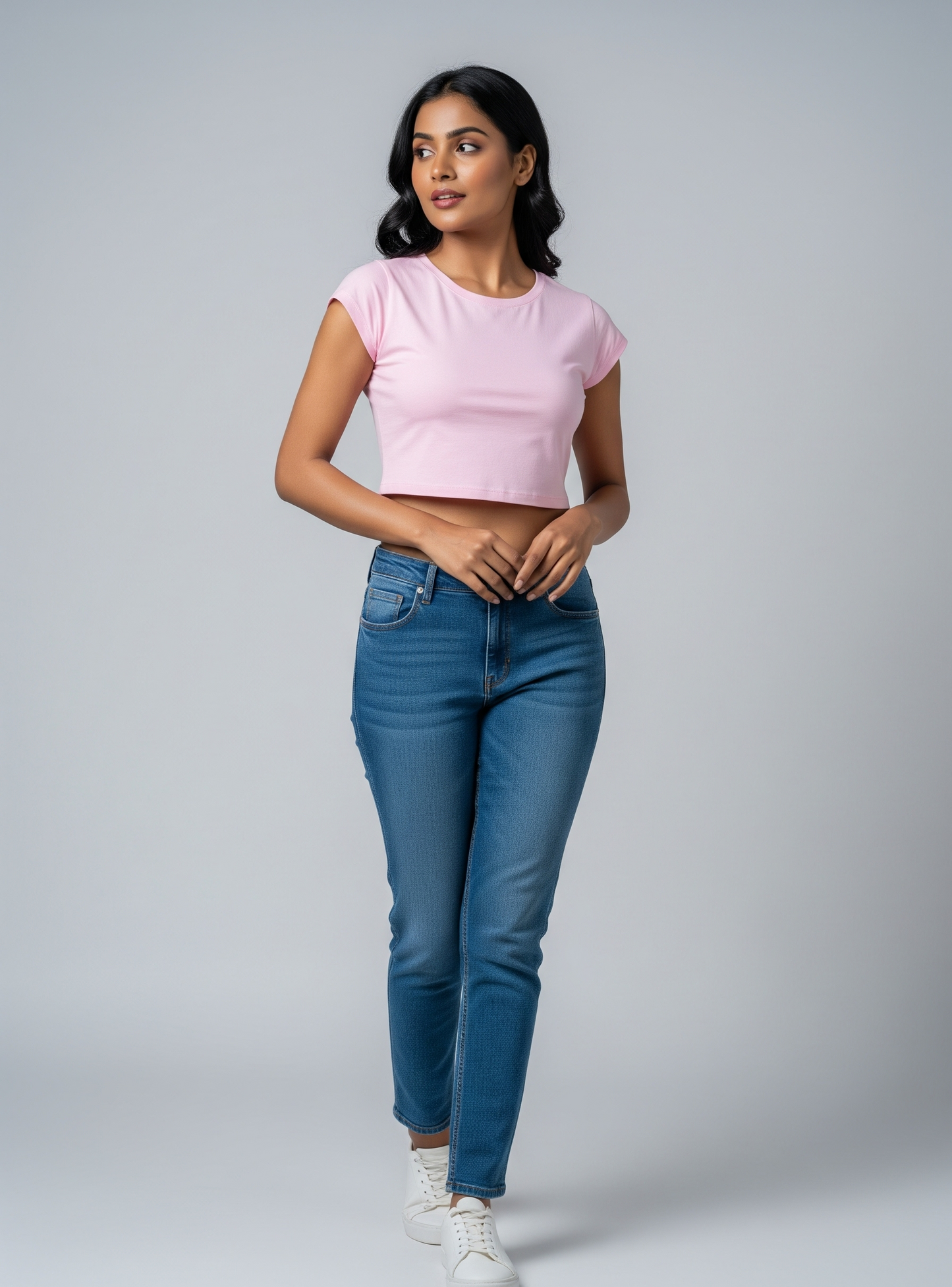The Wearcrafted Blush Crop | Women's Baby Pink