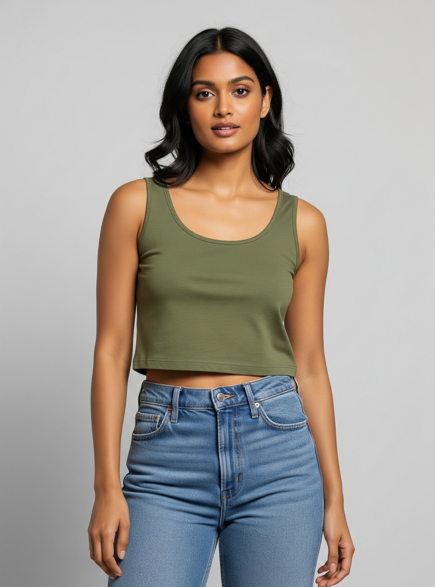 The Wearcrafted Forest Tank | Women's Olive Green