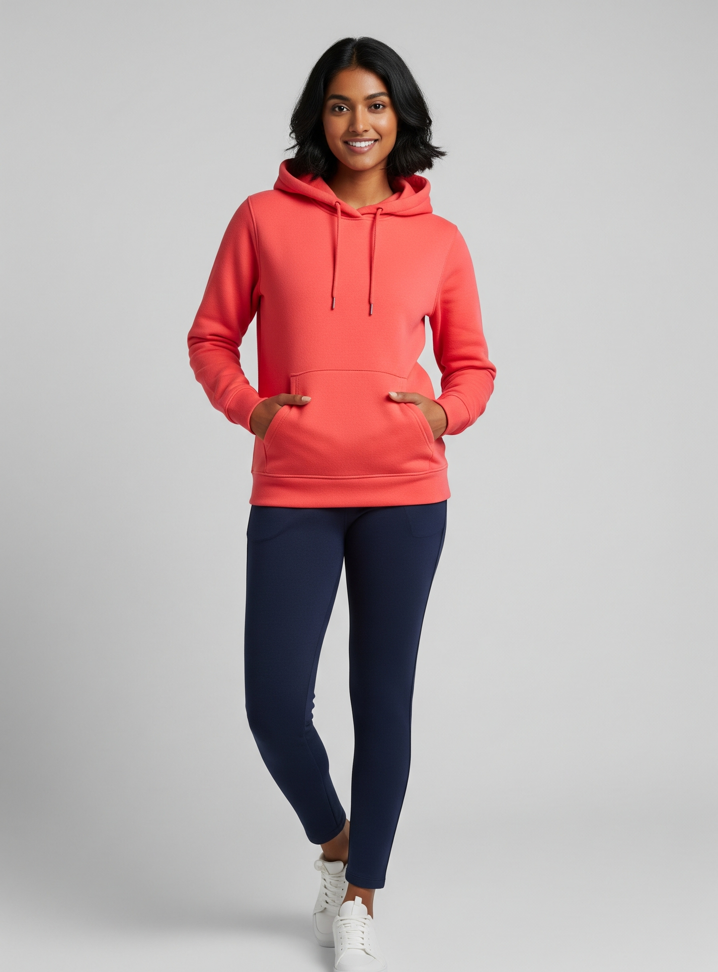 The Wearcrafted Cozy Hoodie | Women's Bright Coral
