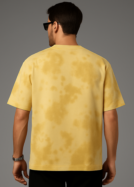 The Wearcrafted Sol Tee | Sunshine Yellow Tie-Dye Oversized