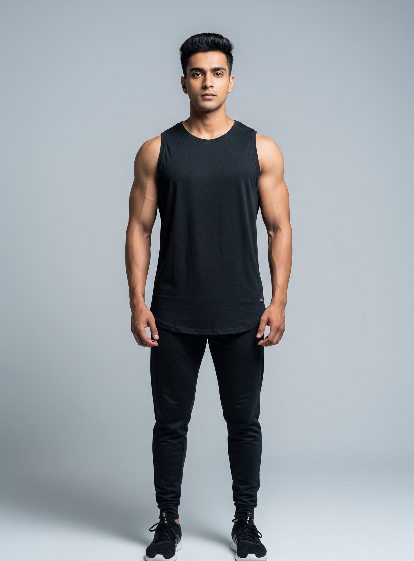 The Wearcrafted Iconic | Essential Black Sleeveless Tee