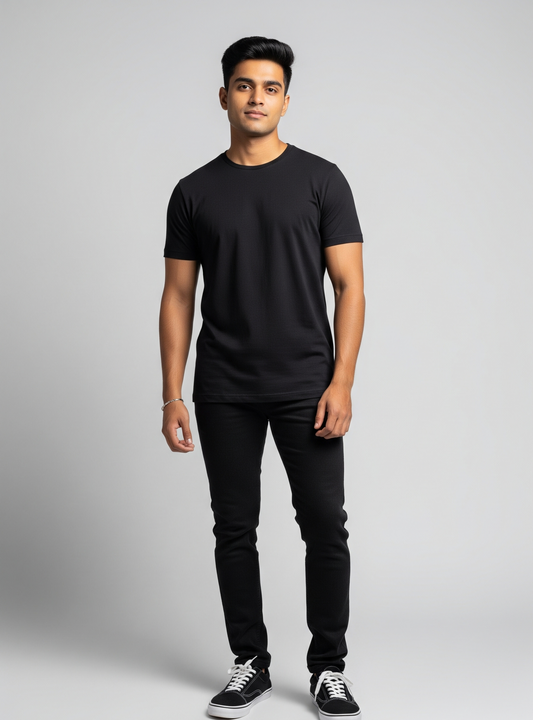 The Wearcrafted Iconic Tee | Essential Black