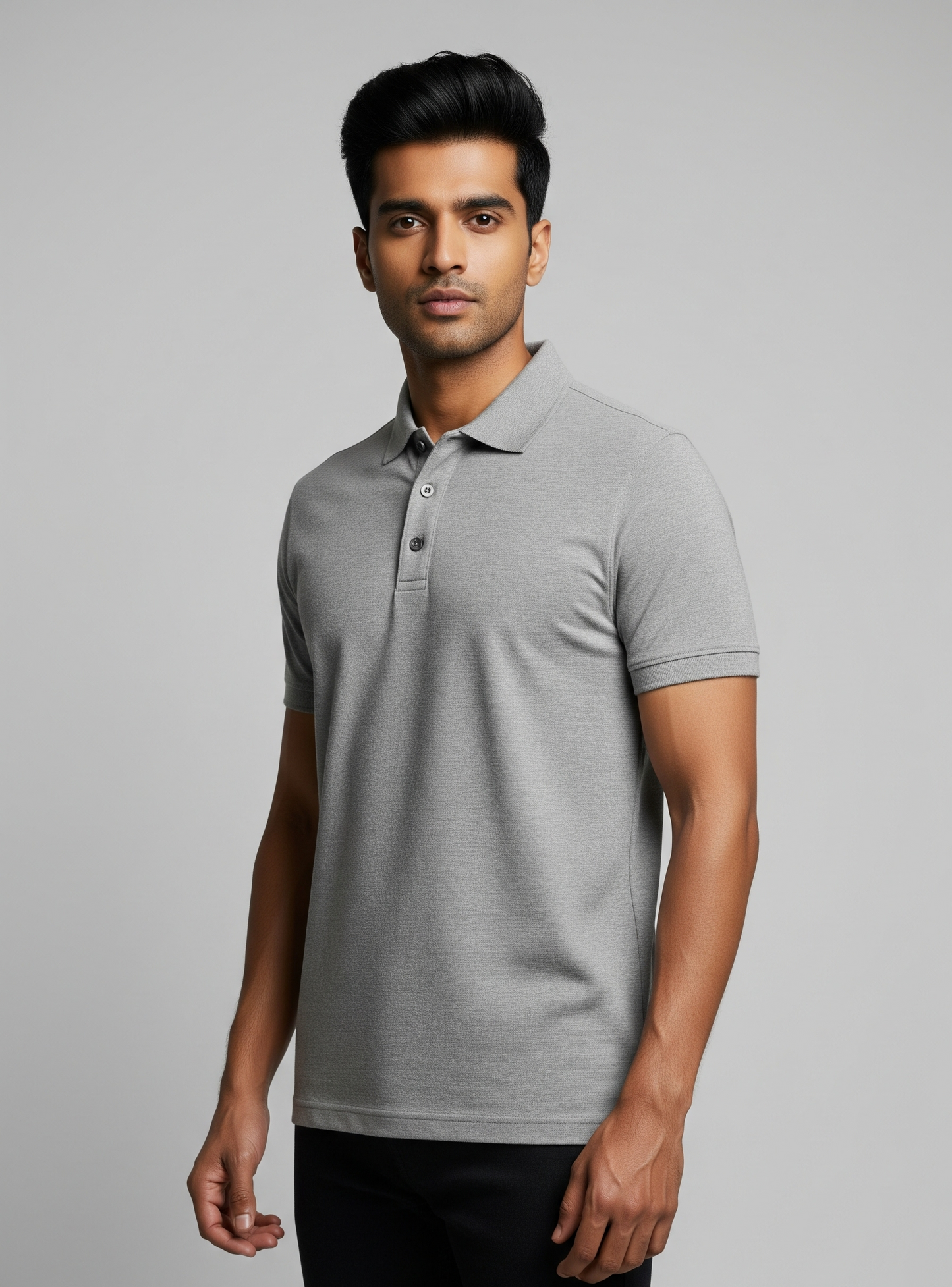 The Wearcrafted Performance Polo | Heather Grey