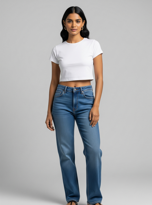 The Wearcrafted Pure Crop | Women's White