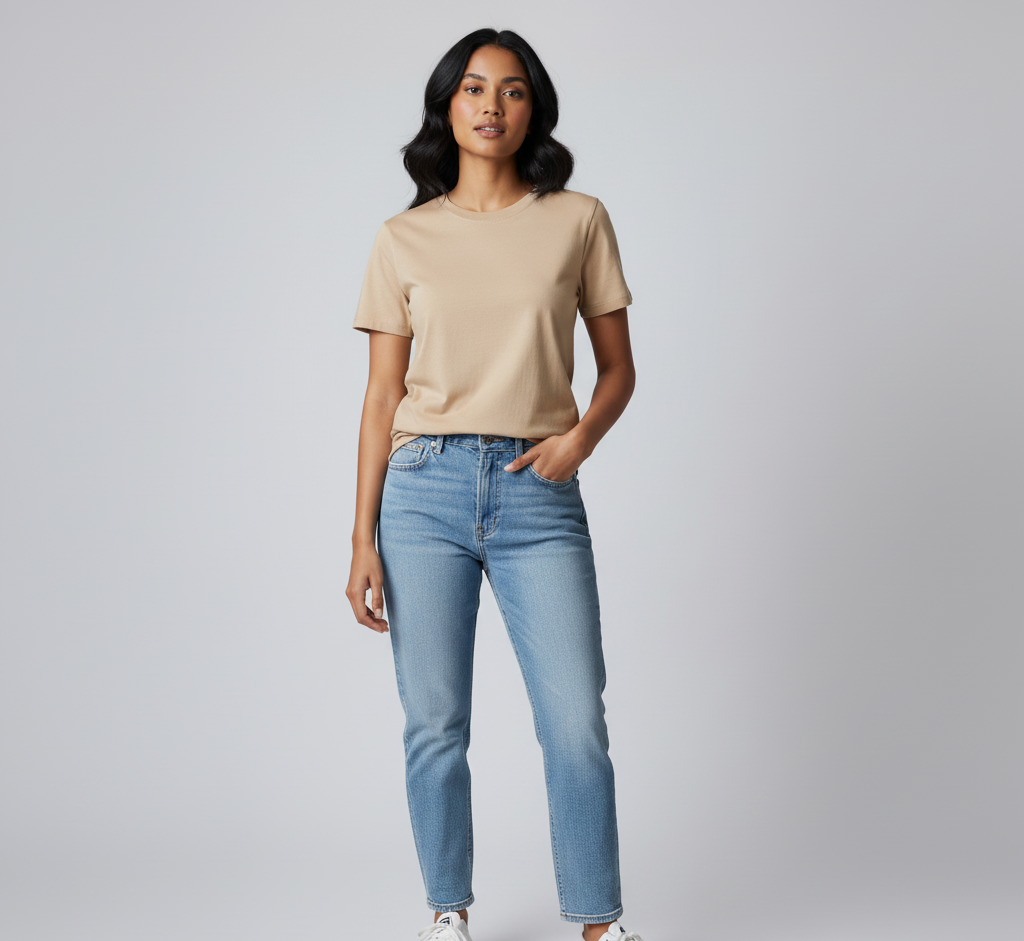The Classic Beige T-Shirt | Women's