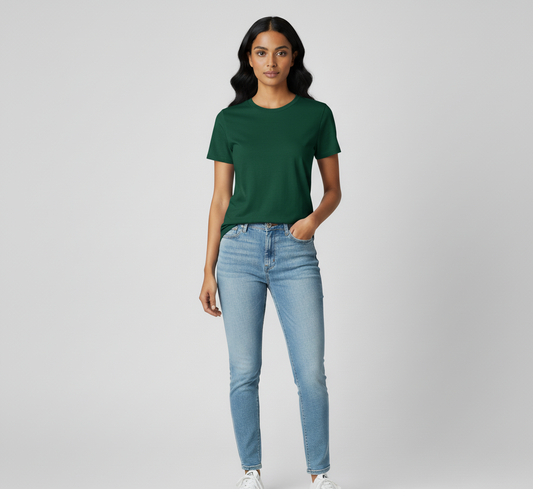 The Classic Bottle Green T-Shirt | Women's