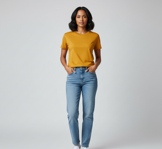 The Classic Mustard Yellow T-Shirt | Women's