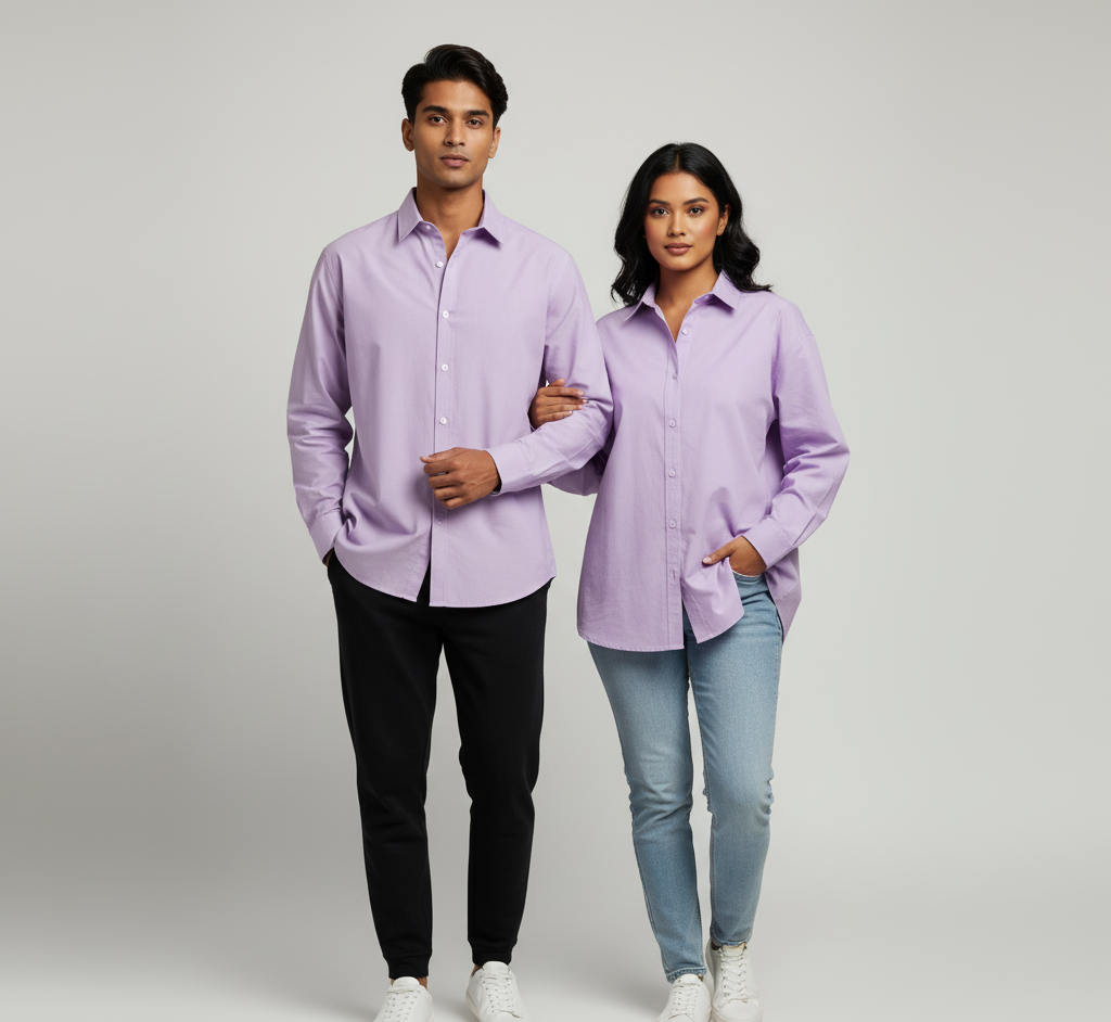 The Oversized Comfort Shirt | Unisex Lavender
