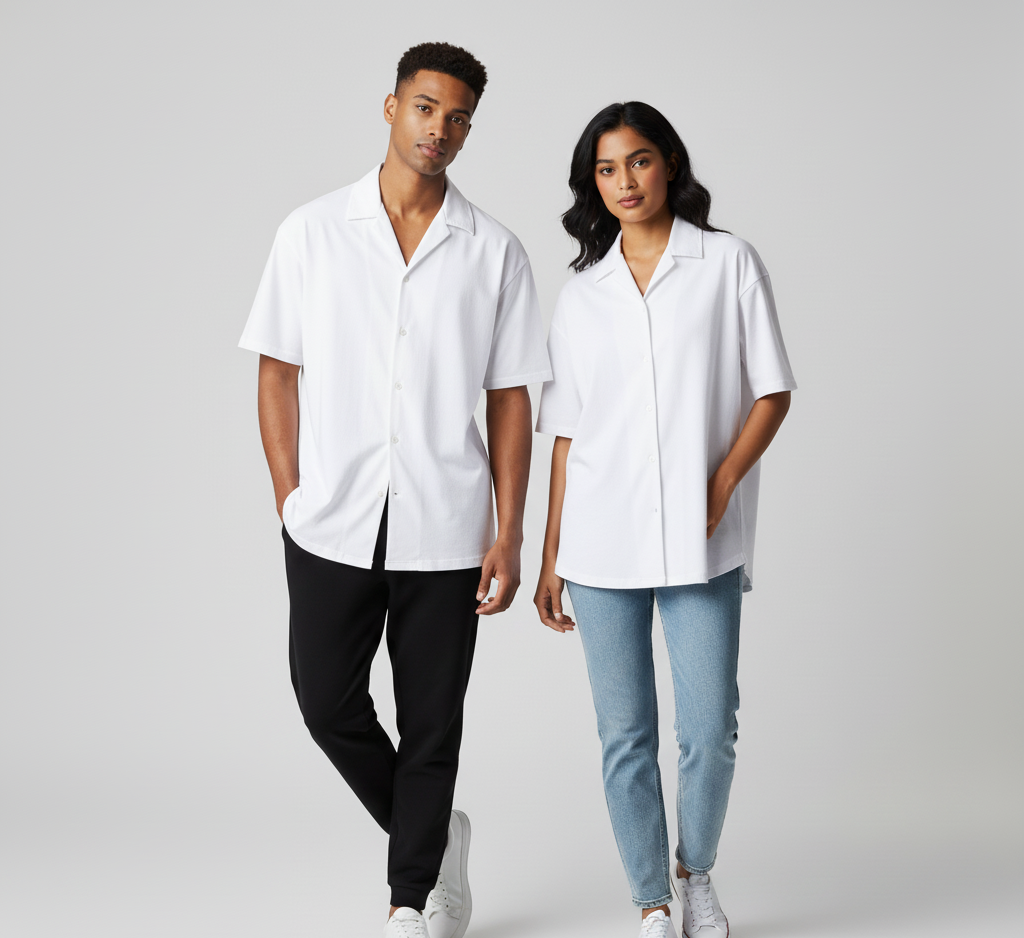 The Oversized Comfort Shirt | Unisex White