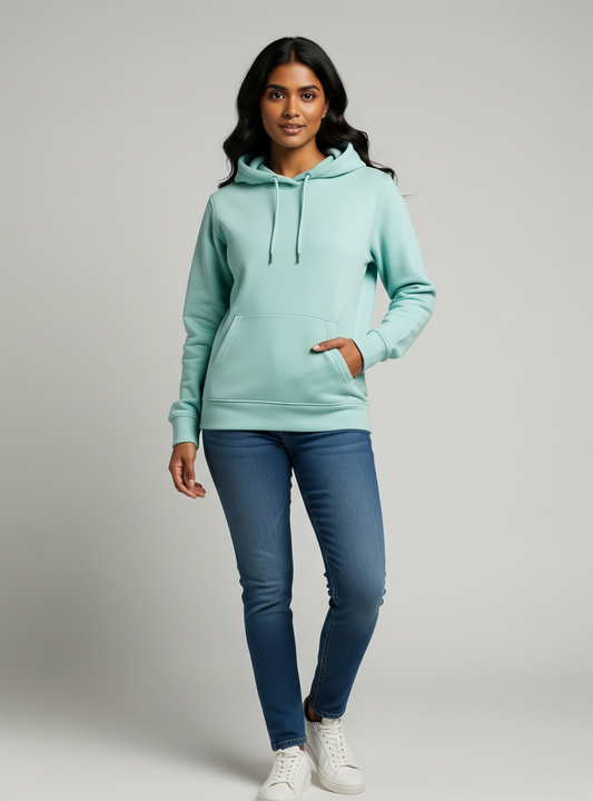 The Wearcrafted Calm Hoodie | Women's Soft Mint