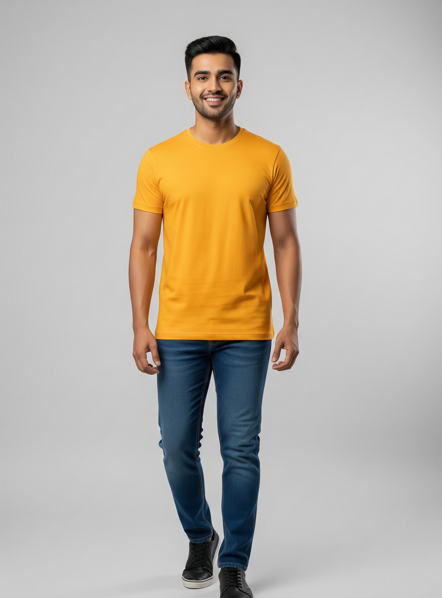 The Wearcrafted Classic Crew Tee | Golden Yellow