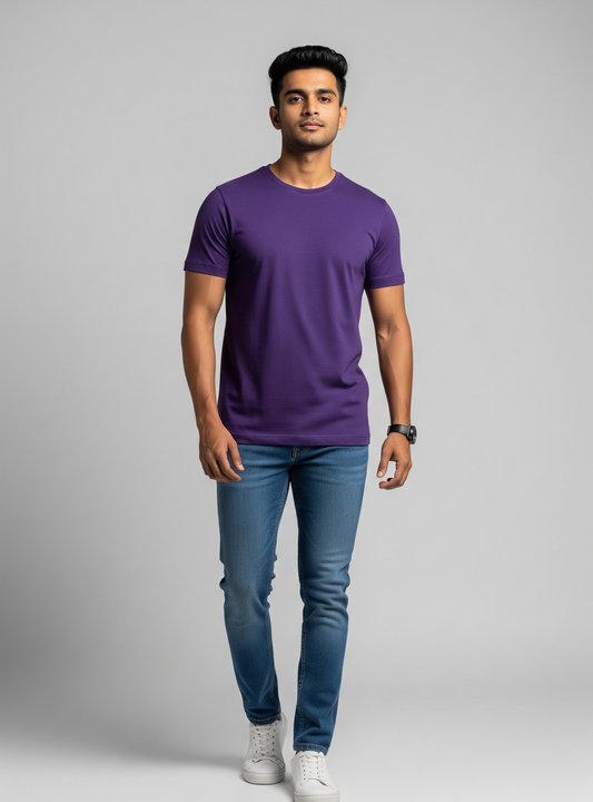 The Wearcrafted Classic Crew Tee | Regal Purple