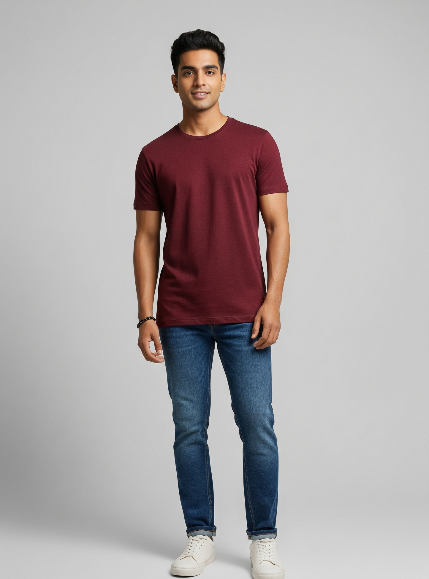 The Wearcrafted Classic Crew Tee | Rich Maroon