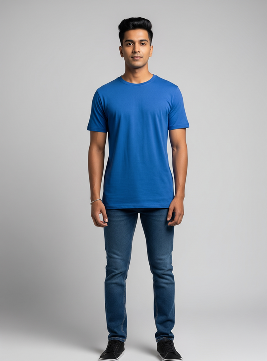 The Wearcrafted Classic Crew Tee | Royal Blue