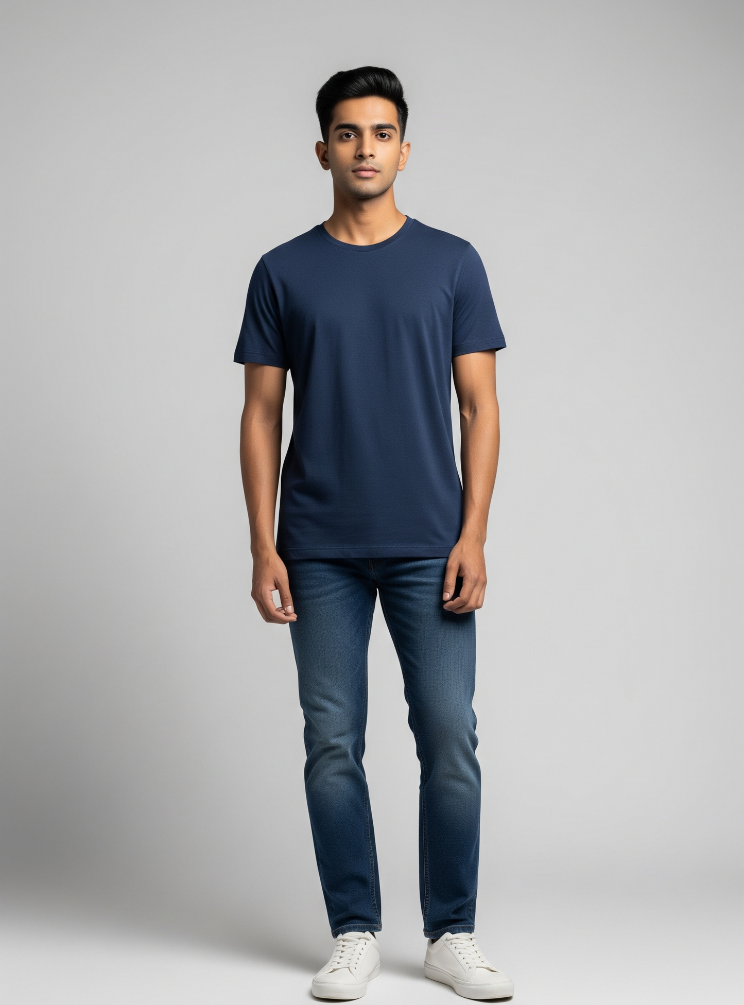 The Wearcrafted Essential Tee | Navy Heather