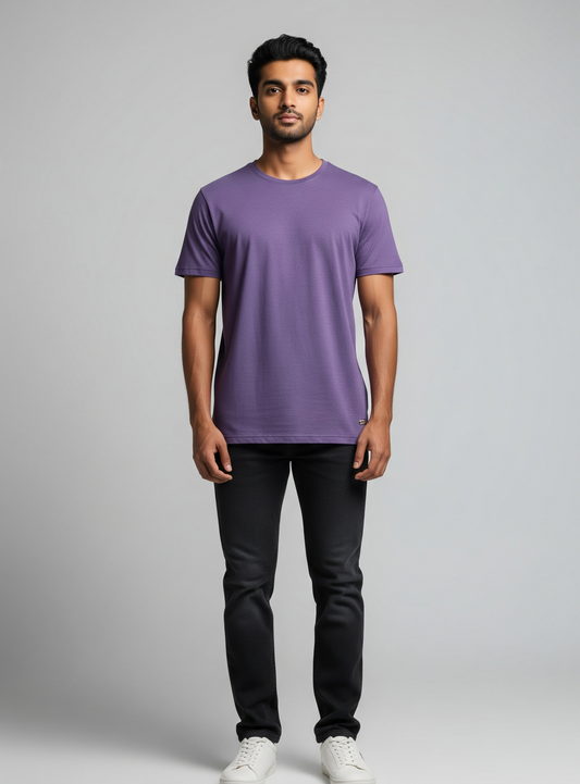 The Wearcrafted Essential Tee | Purple Heather