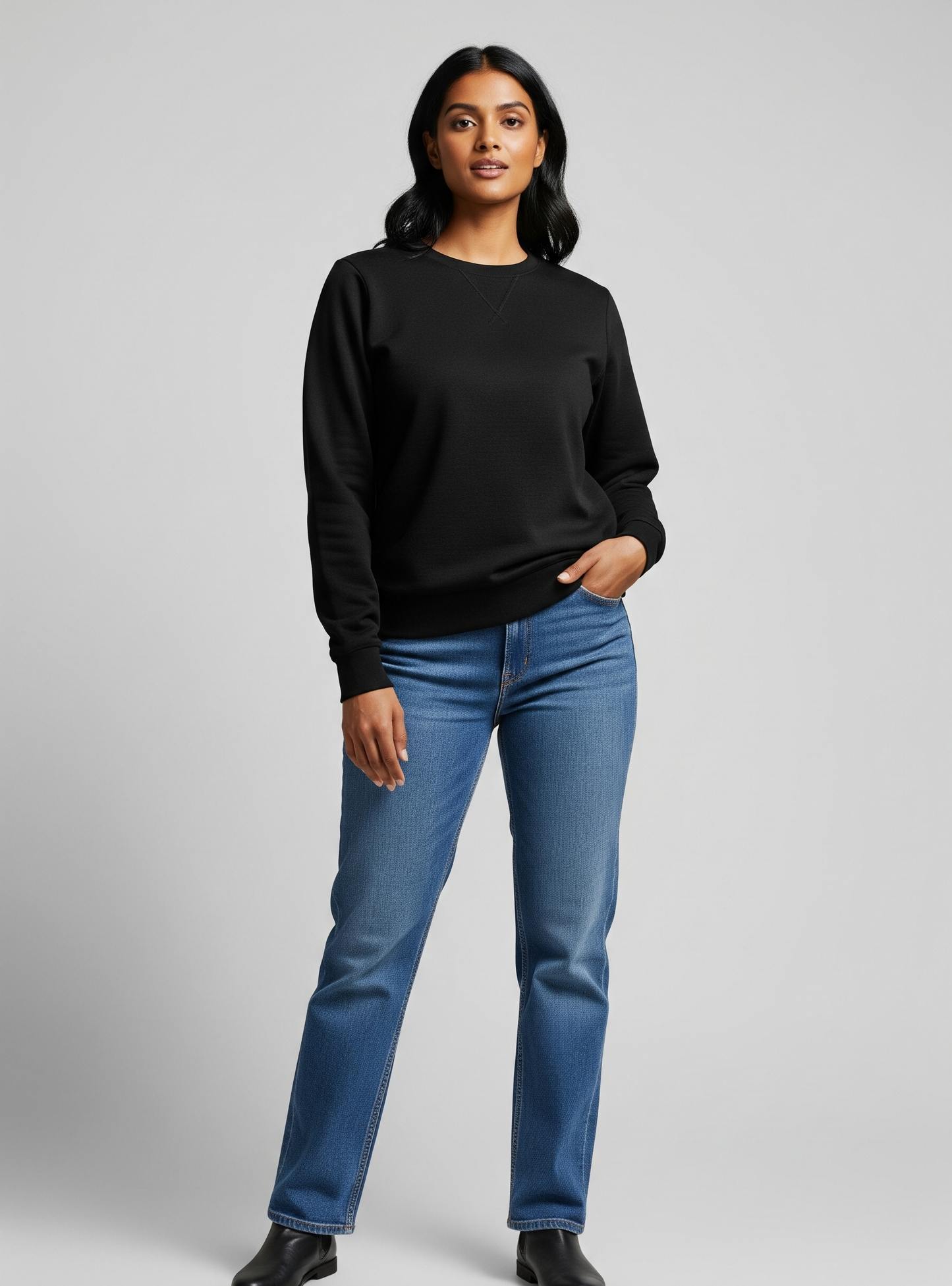 The Wearcrafted Onyx Sweatshirt | Unisex Black